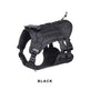 Black Pull Dog Harness