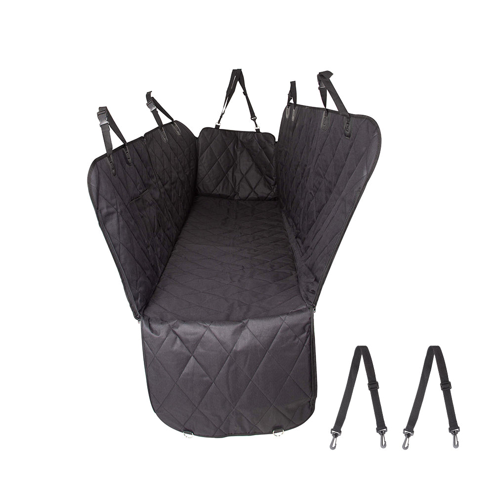 All-in-one protection: waterproof seat cover and bonus buckle leash