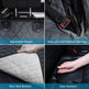 Protective dog car seat cover with Adjustable Straps, Hook and Loop, and seat anchors