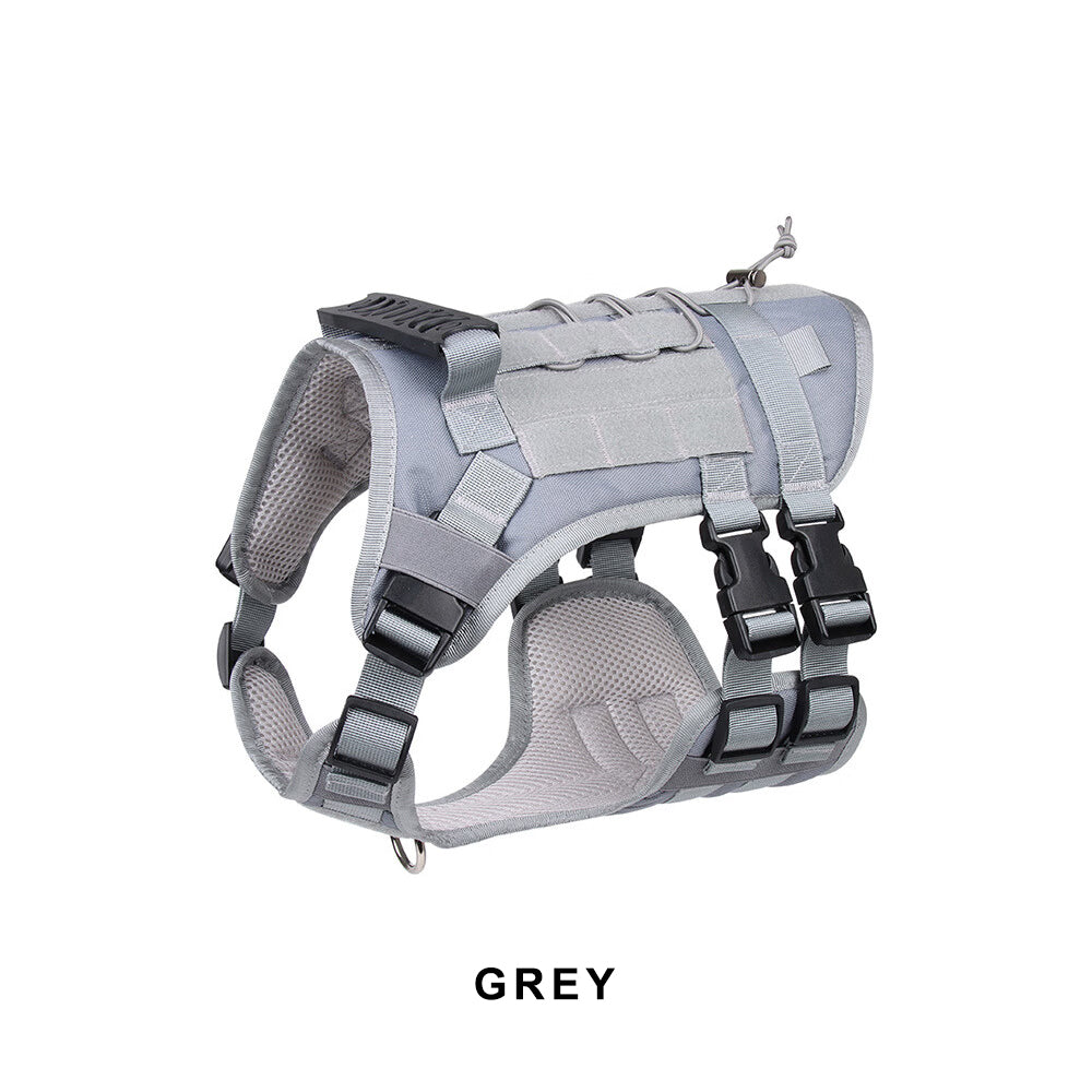 Gray Pull Dog Harness
