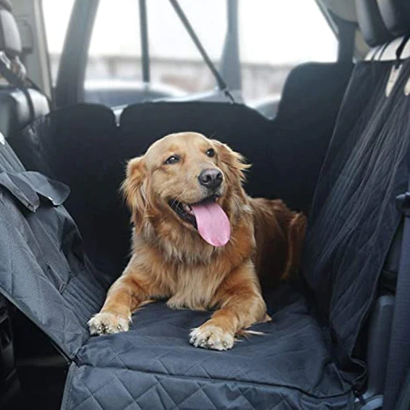 Waterproof non-slip pet car seat cover with free buckle leash
