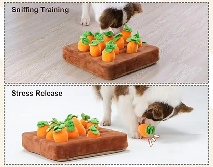 Ikeepet Interactive  Carrot Snuffle Mat for Dogs and Cat, Training and Boredom Relief Plaything