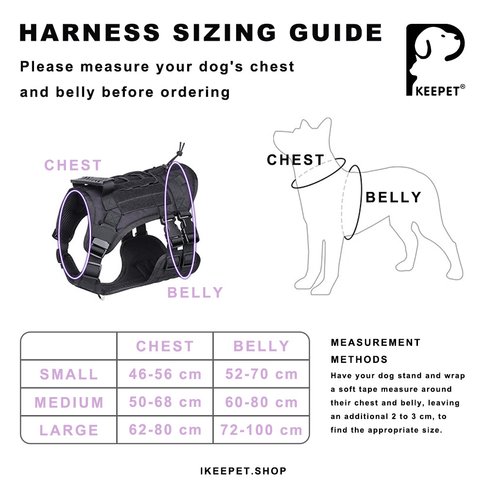 Pull Dog Harness Sizing Guide