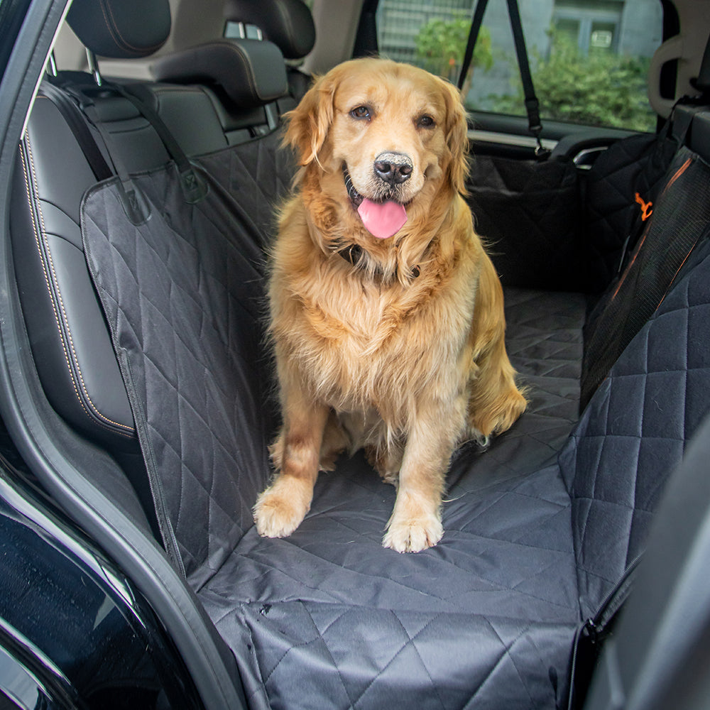 Secure grip pet car seat protector for traveling