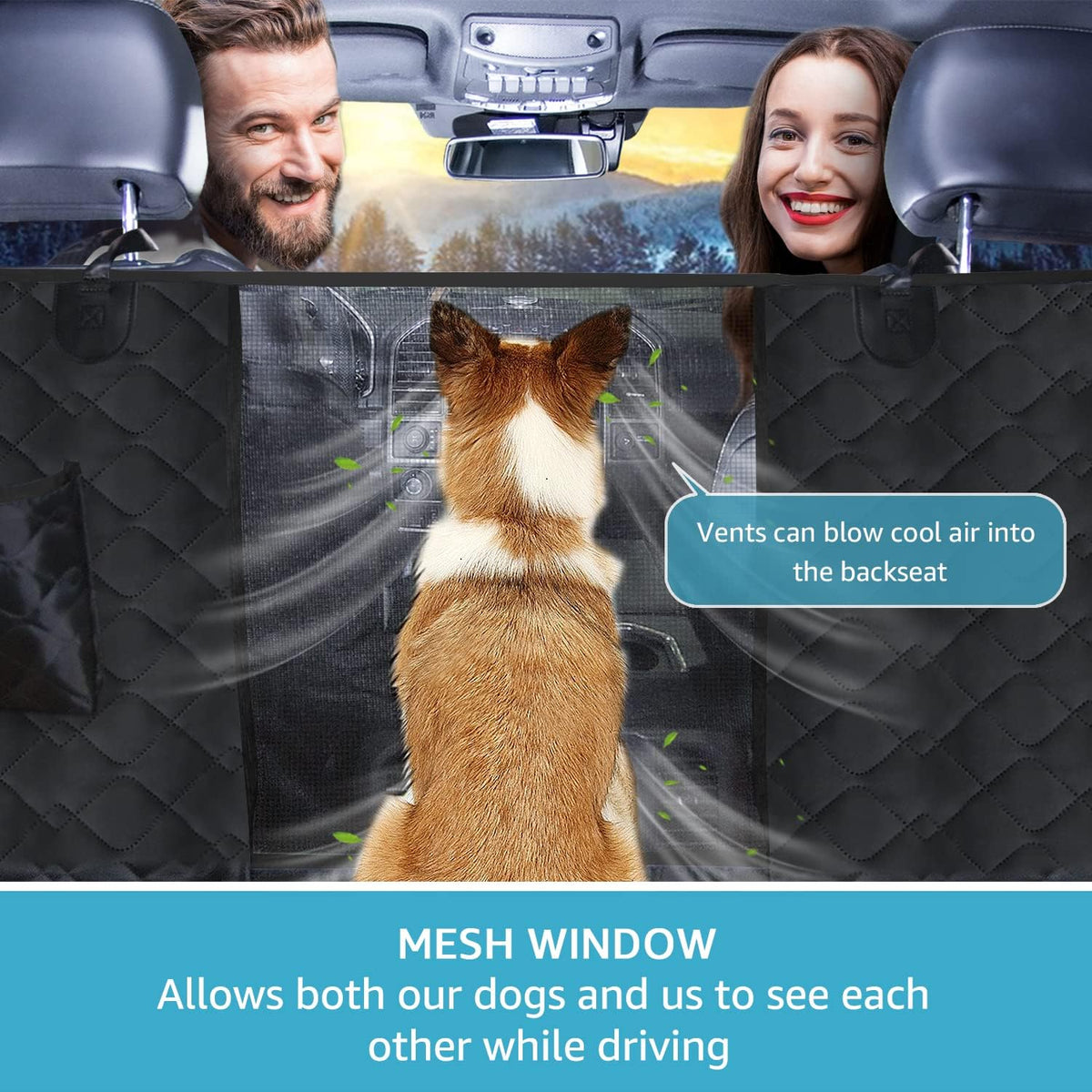Blow Cool Air Into the backseat 