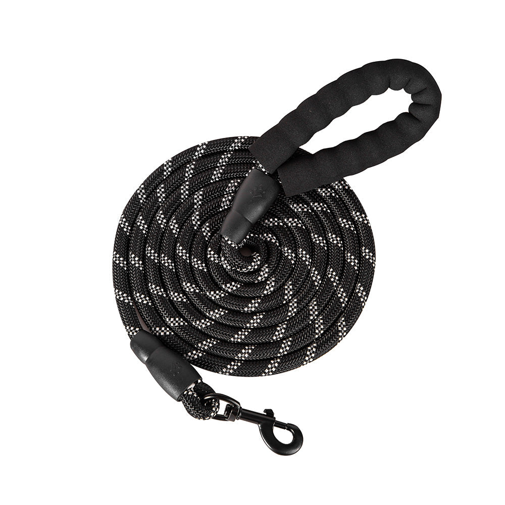 Black Soft grip dog leash for pet