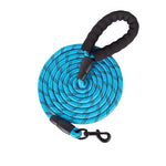Blue and Black Soft grip dog leash for pet
