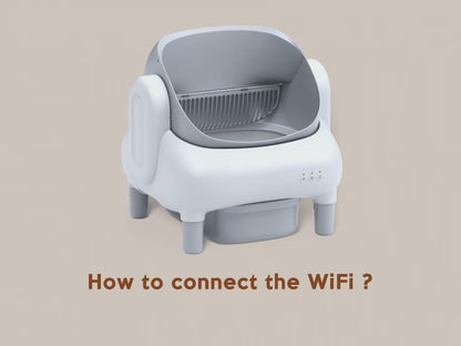 Automatic Litter Box for Multi-Cat Homes - Open-Top Self-Cleaner, APP Control, 2.4G WiFi Only, Double-Layered Detection Safety Sensors, Odor Lock,
